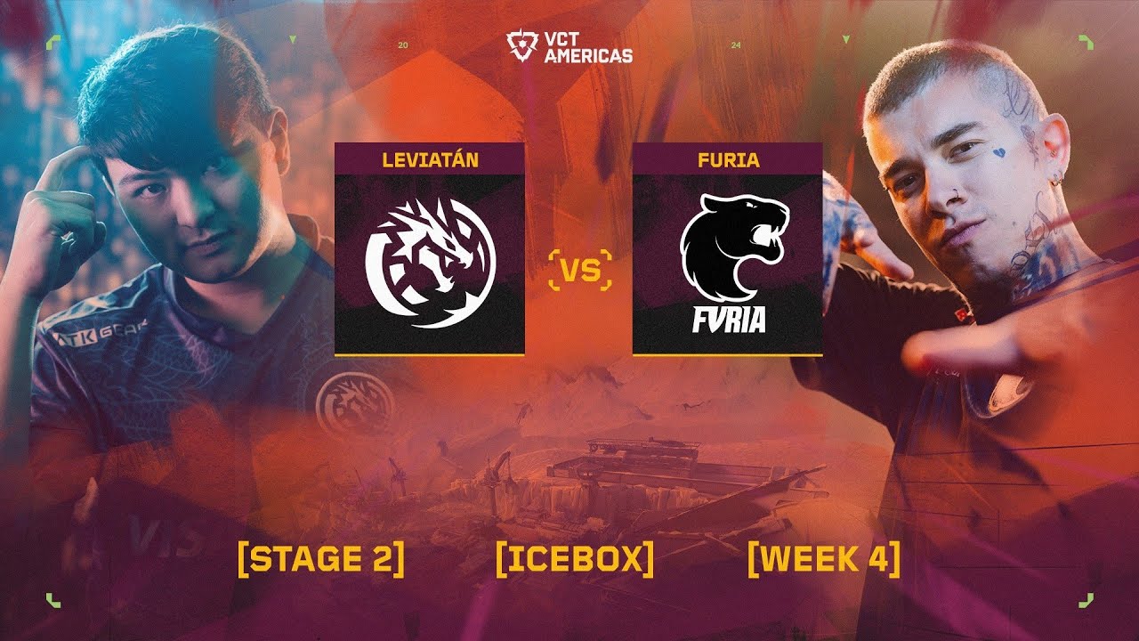 Leviatán vs FURIA - VCT Americas Stage 2 - W4D2 - Map 2