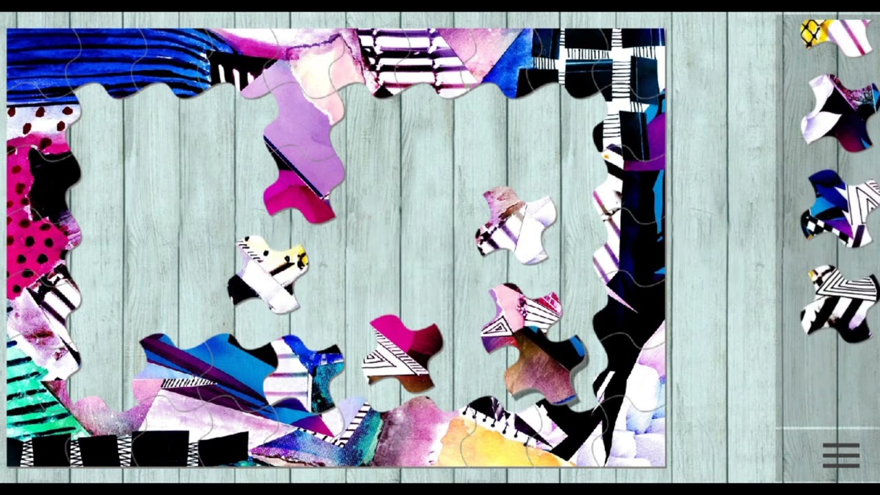 Vibrant Artistic Expression puzzle #abstractart #digitalart #colorful 🎨@puzzlemaster1034