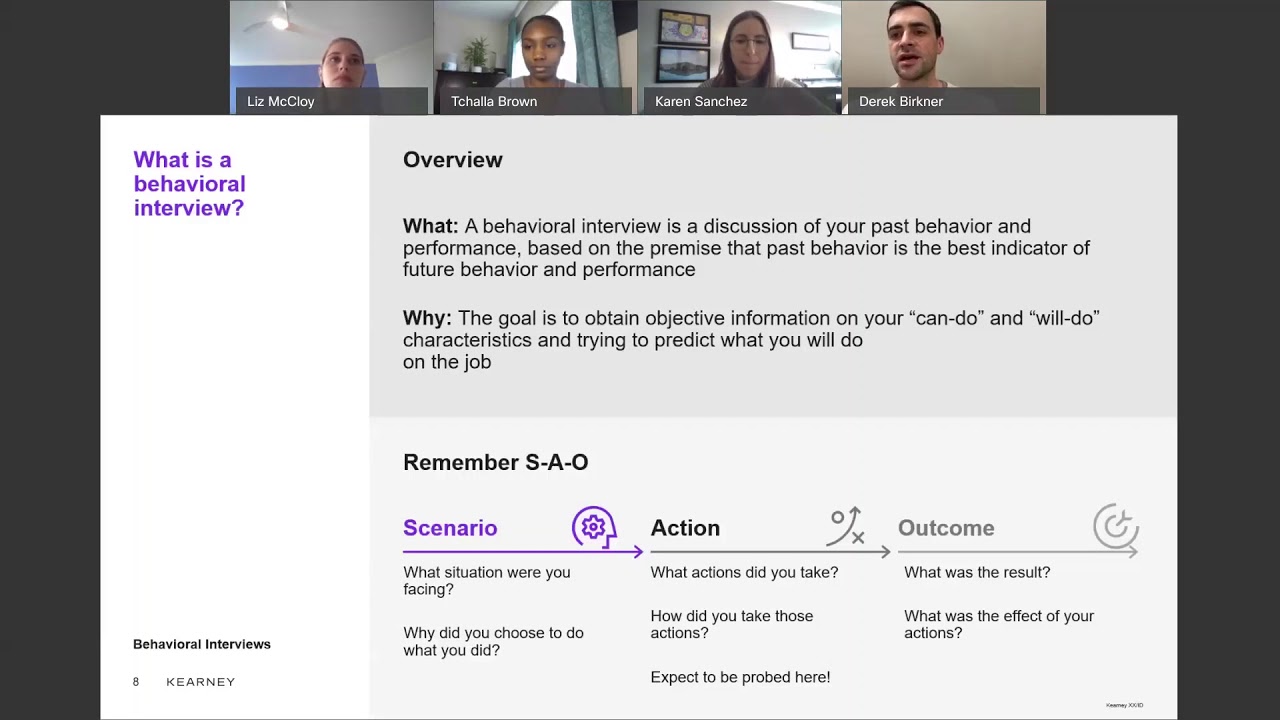 Summer Associate Interview Overview | Road to Kearney Webinar