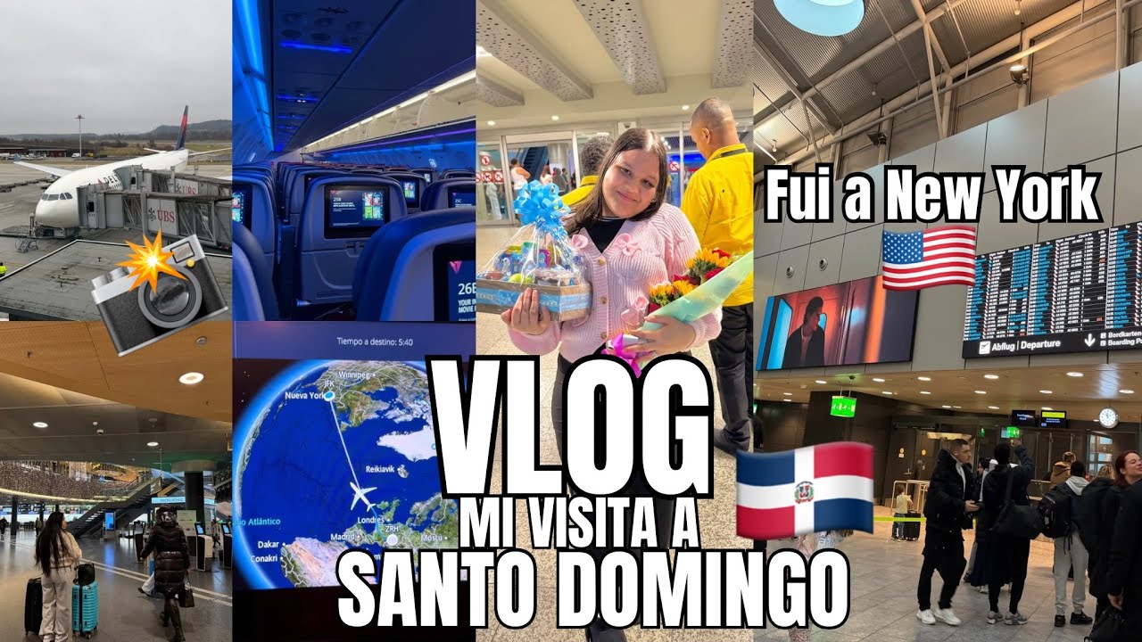 ASÍ FUE MI VIAJE A SANTO DOMINGO AVER AMI ESPOSO Y MI FAMILIA EN RD🇩🇴😍
