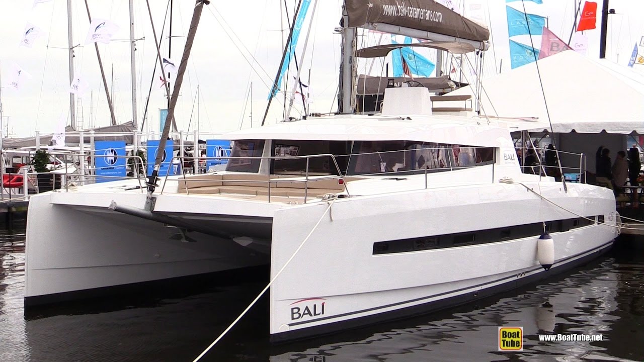 2017 Bali 4.5 Catamaran - Deck and Interior Walkaround - 2016 Annapolis Sail Boat Show