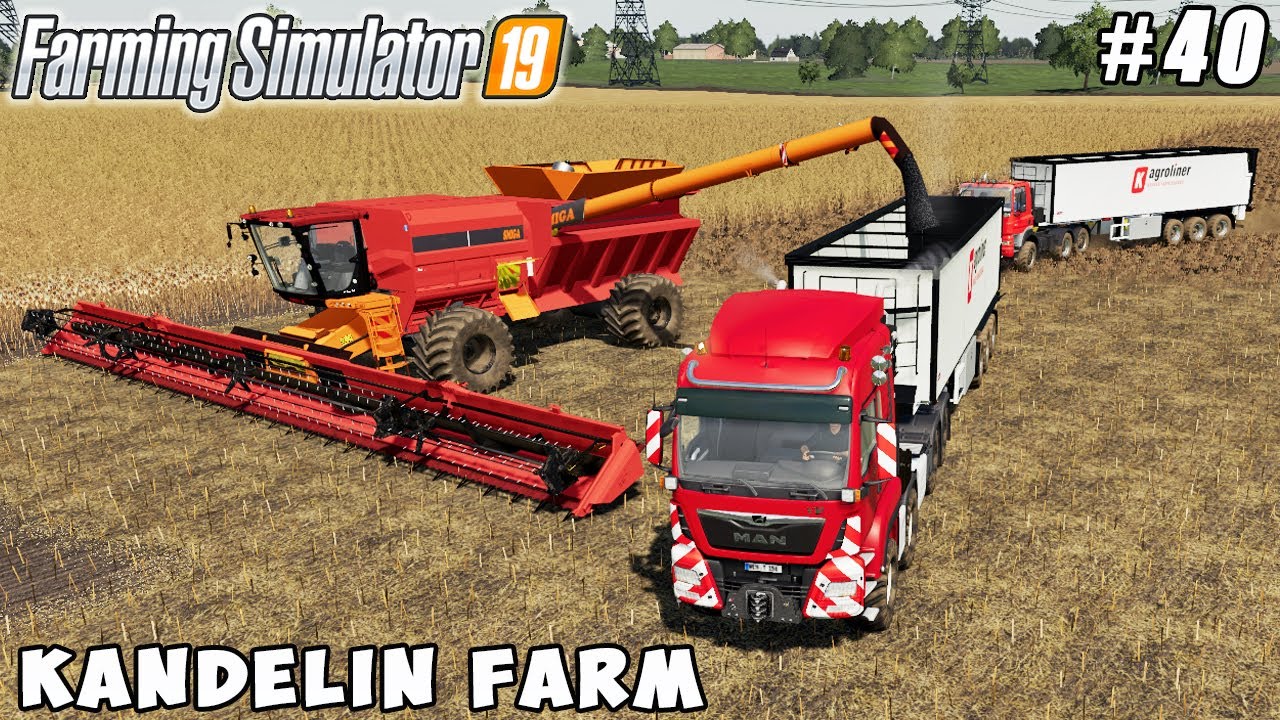 Planting beets, harvesting poppies | Kandelin Farm | Farming simulator 19 | Timelapse #40