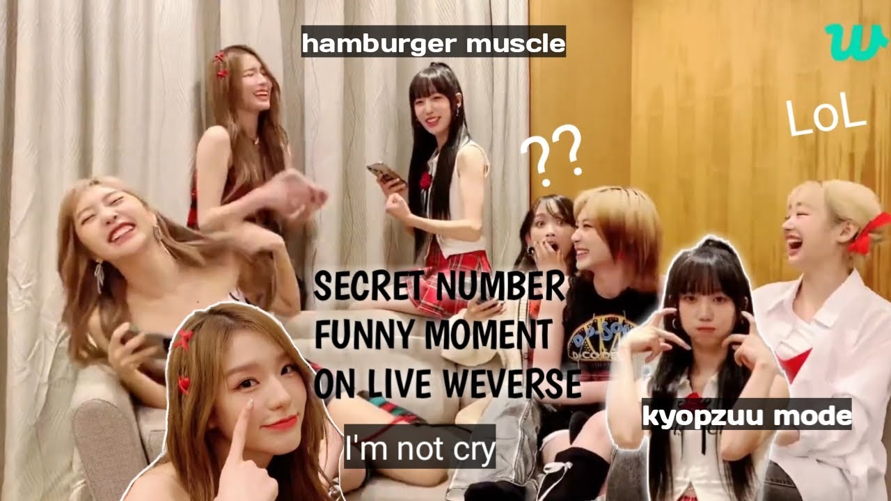 Secret number hilariously funny moment live on weverse 🤣🤣