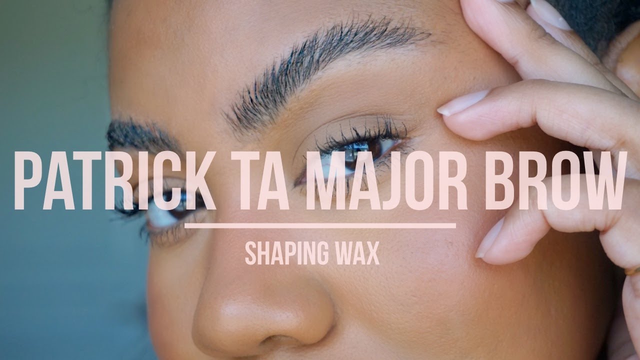 Patrick Ta Major Brow Shaping Wax Review + Wear Test | zoerudd