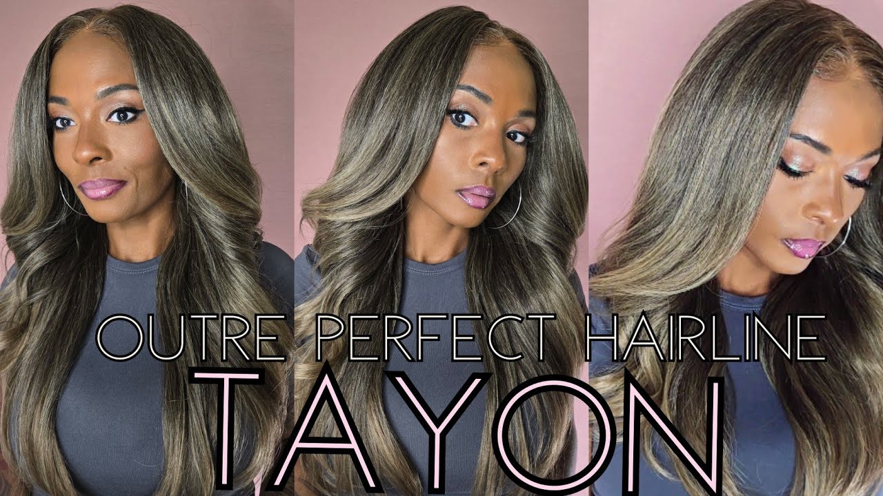 Only $43! Yes You Need This One! Outre Perfect Hairline Glueless HD 13x6 Lace Front Wig - TAYON