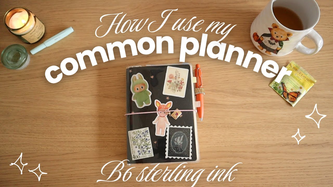 How I Use My Sterling Ink Common Planner | Beginner-Friendly Setup & Tips