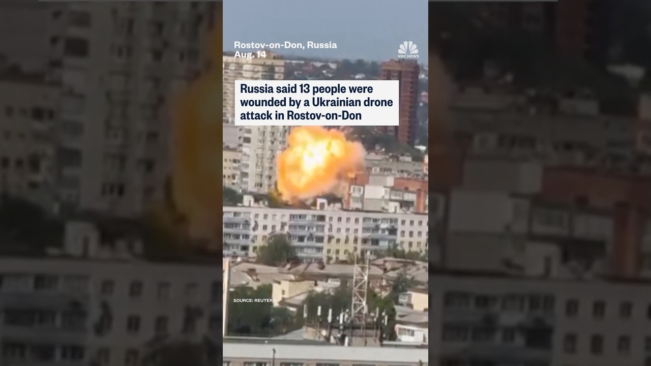 Russia said 13 people were wounded by a Ukrainian drone attack in Rostov-on-Don