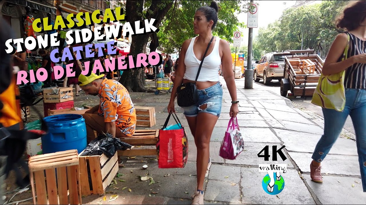 【4K】CLASSICAL SIDEWALK CATETE - RIO DE JANEIRO