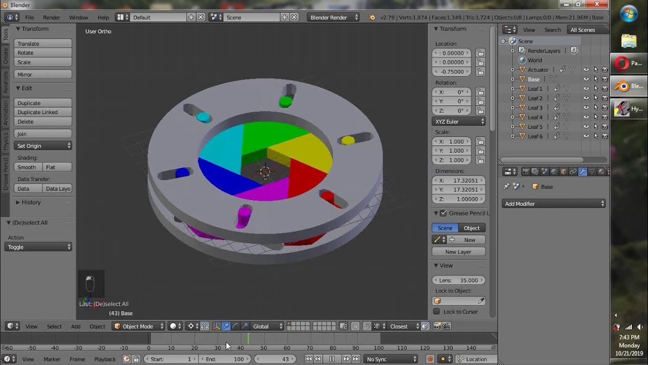 Blender How to Create Mechanical Iris Diaphragm