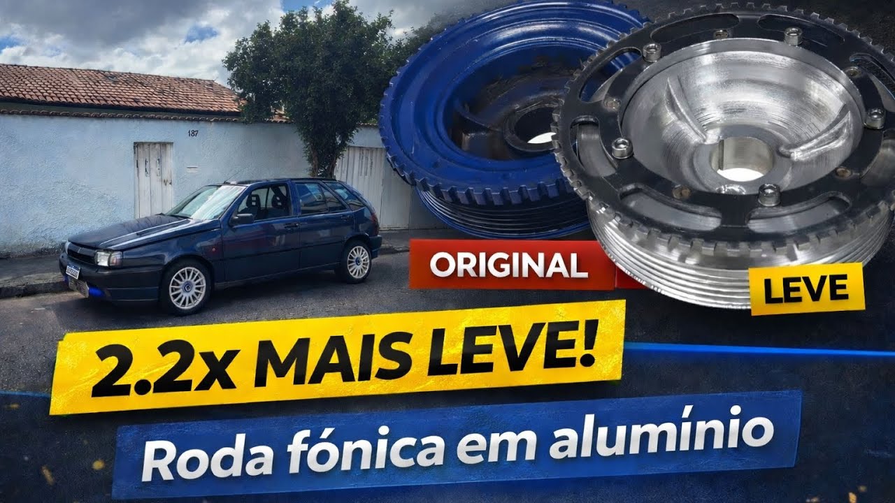 FABRICAMOS A RODA FÔNICA EM ALUMÍNIO PARA O TIPO TURBO