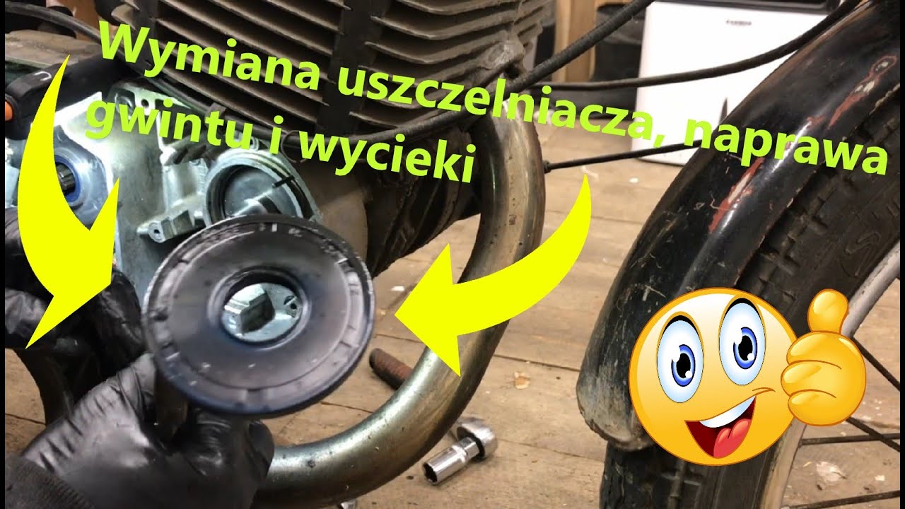 Wycieki, Patent na urwany gwint, rozerwany uszczelniacz MZ ETZ 251