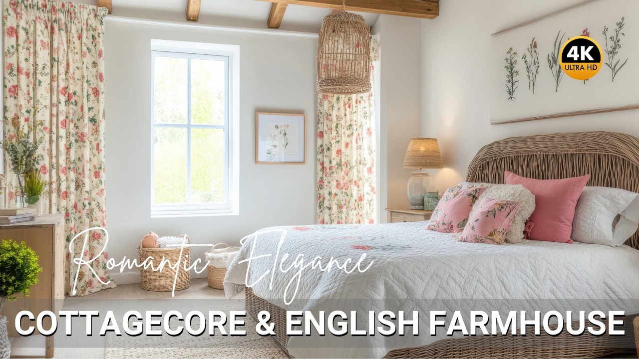 Romantic Small House Design with Cozy Cottagecore & English Farmhouse Elegance