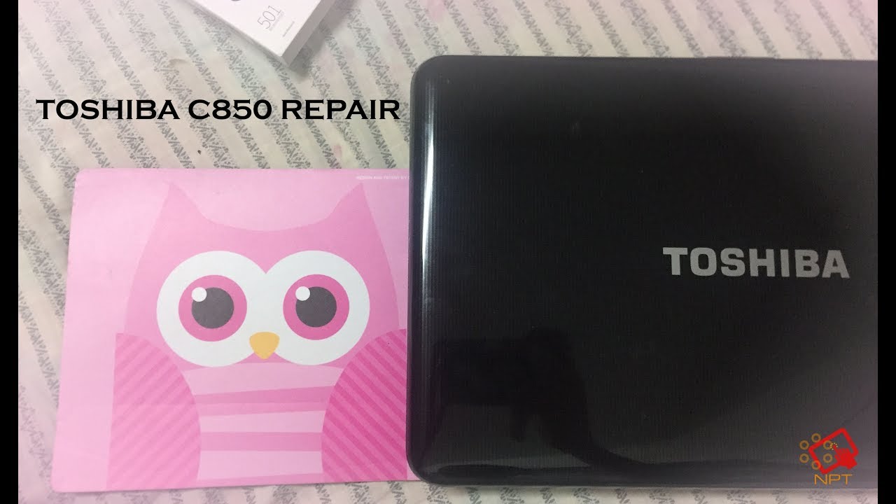 TOSHIBA Satellite C850 Cleaning and teardown (Timelapse 1080P 60)
