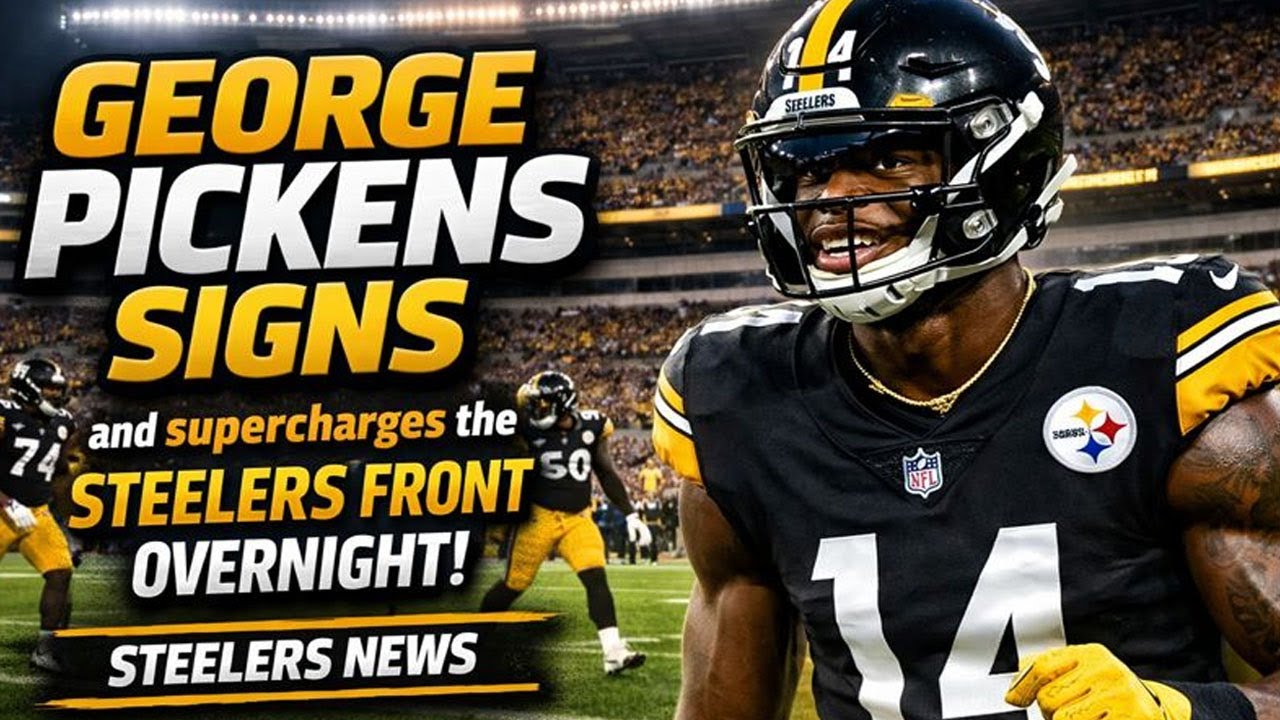 🚨George Pickens Signs and Supercharges Steelers’ Front Seven Overnight | Steelers News