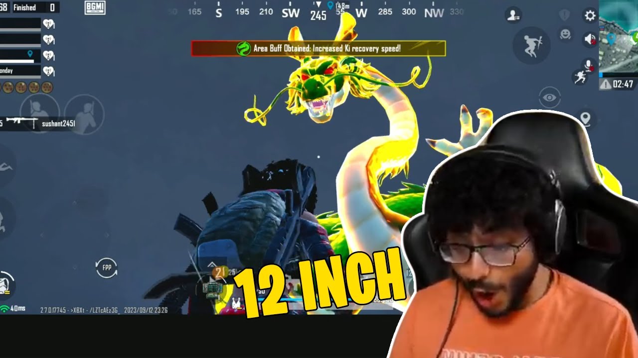 Carry First Time Plays Dragon Ball Mode in BGMI | Carry Highlight