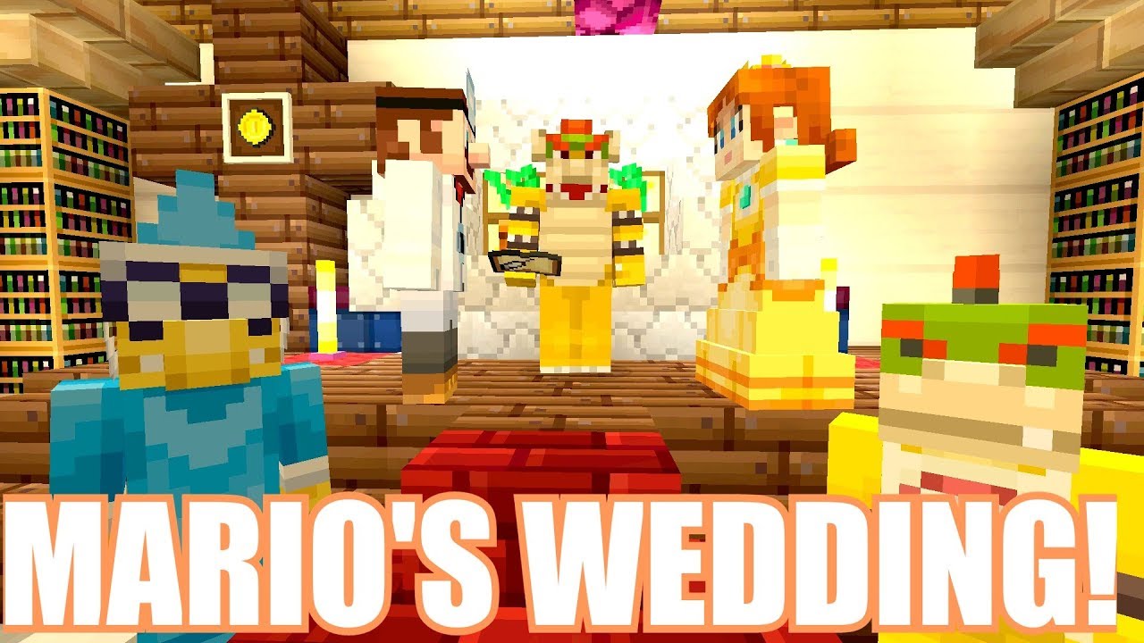Minecraft Switch - Nintendo Fun House - MARIO'S BIG WEDDING! [BOWSER CAME!] [173]
