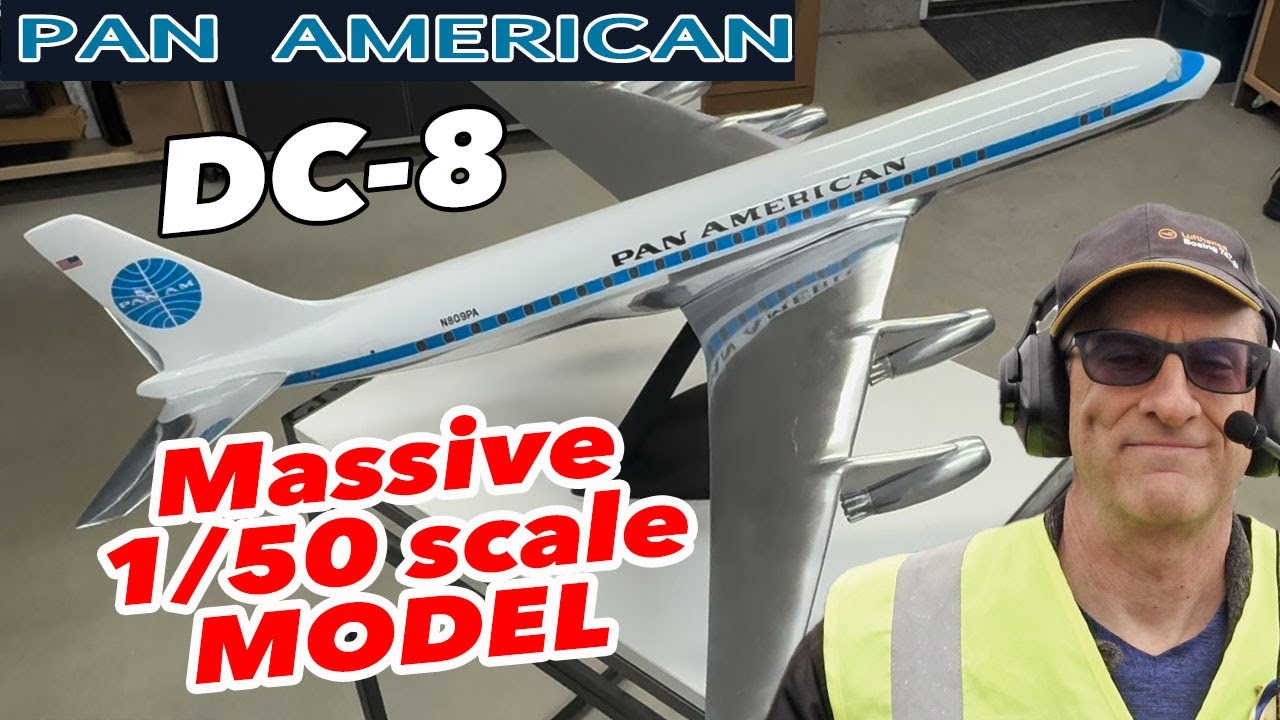 Pan Am Douglas DC-8 1/50 scale Metal Airline Model | Model Moment with Henry Tenby