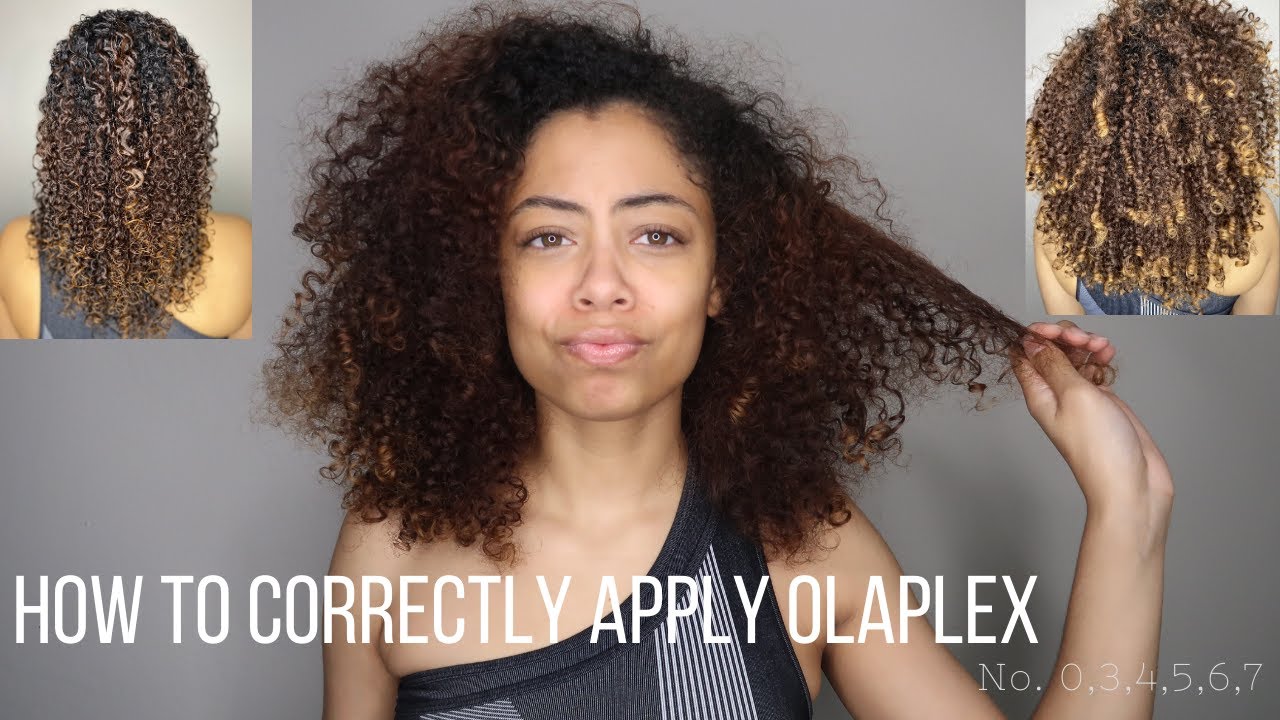 HOW TO CORRECTLY APPLY OLAPLEX PRODUCTS | ON TYPE 3 CURLY HAIR
