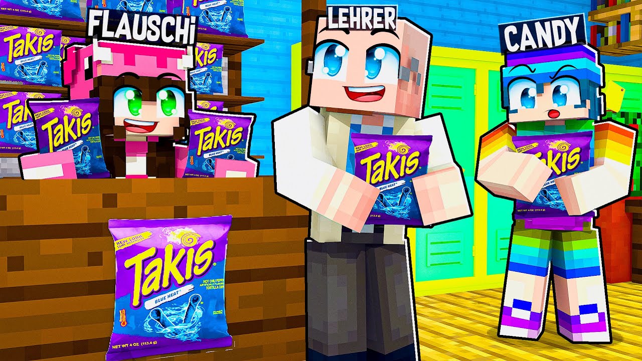 Die TAKI KANTINE 🍔 in der Minecraft RP Schule