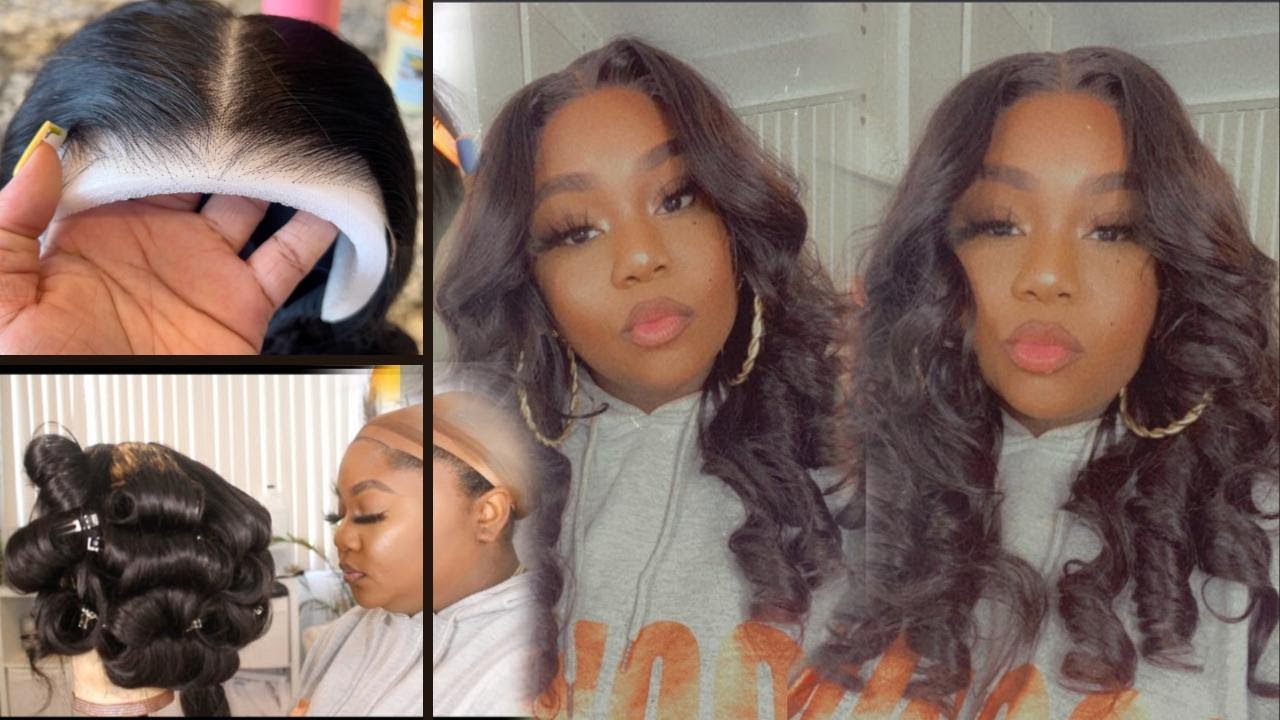 TRY THIS NEW READY TO WEAR PRE-CUT AND PLUCKED WIG FT WEST KISS HAIR REVIEW