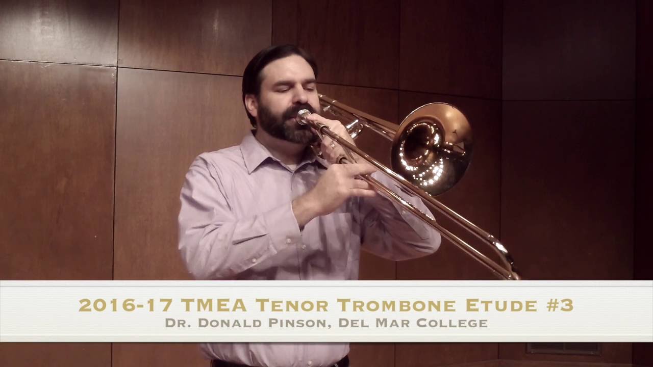 2016-2017 TMEA All-State Tenor Trombone Etude #3