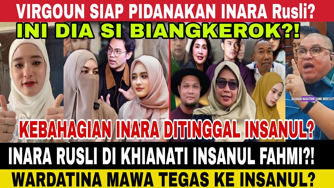INARA RUSLI DIKHIANTI INSANUL FAHMI DEMI WARDATINA MAWA? RASMAN NASUTION BERI VIRGOUN HAK ASUH ANAK
