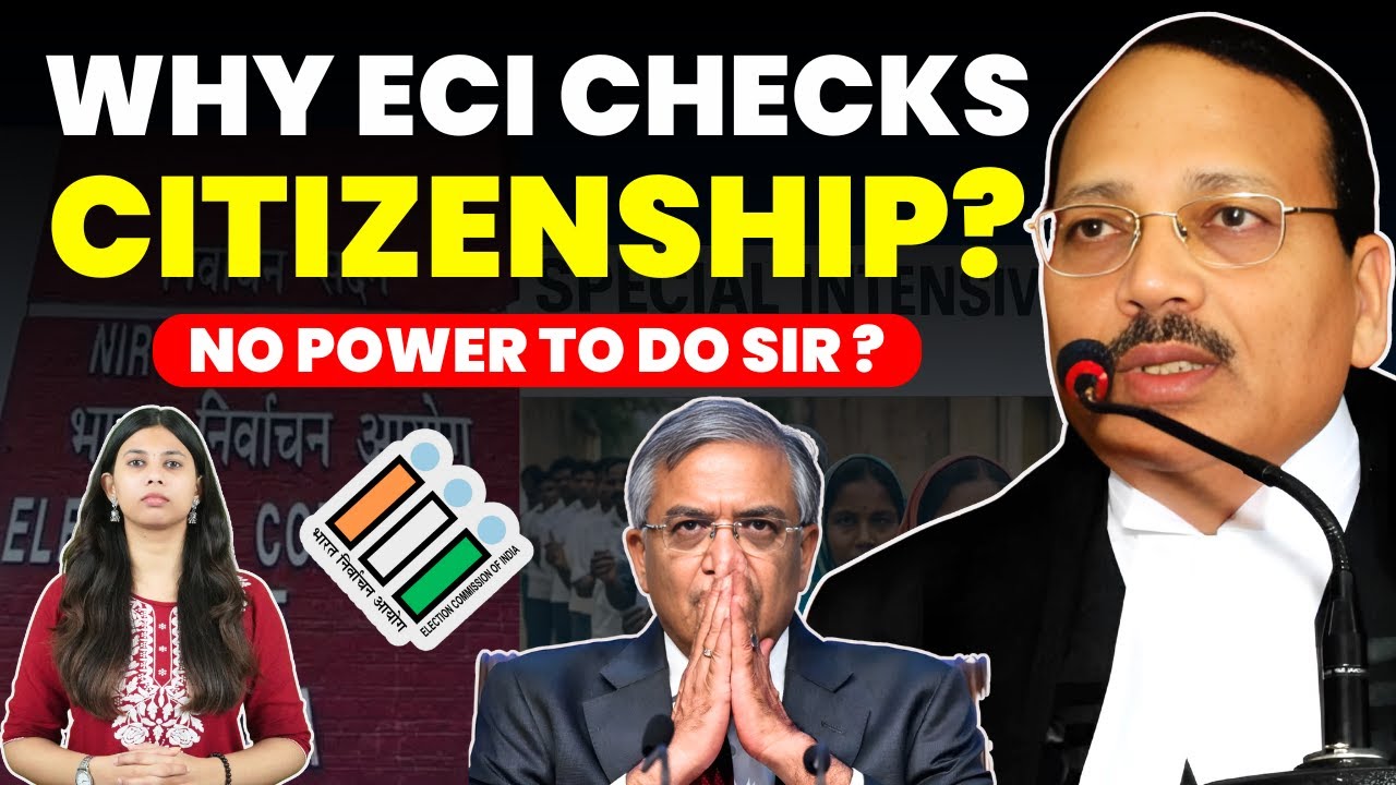 ECI NO POWER TO DO SIR? WHY ECI CHECKS CITIZENSHIP? DOUBT RAISE ON SIR PROCESS #supremecourtofindia