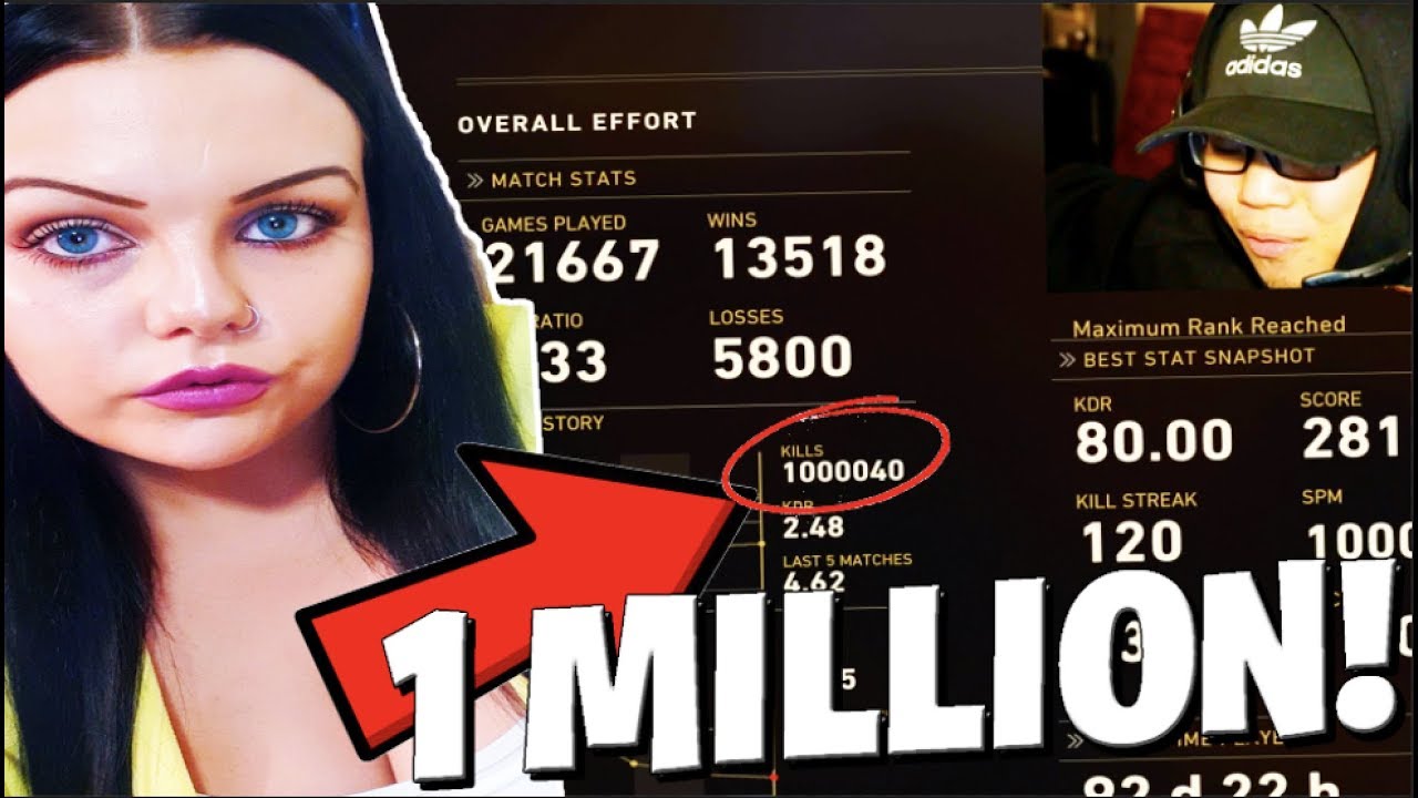 SHE HAS 1,000,000 KILLS in COD WW2.. (WTF!)