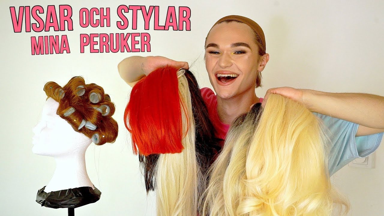 VISAR ALLA MINA PERUKER + STYLAR TVÅ!