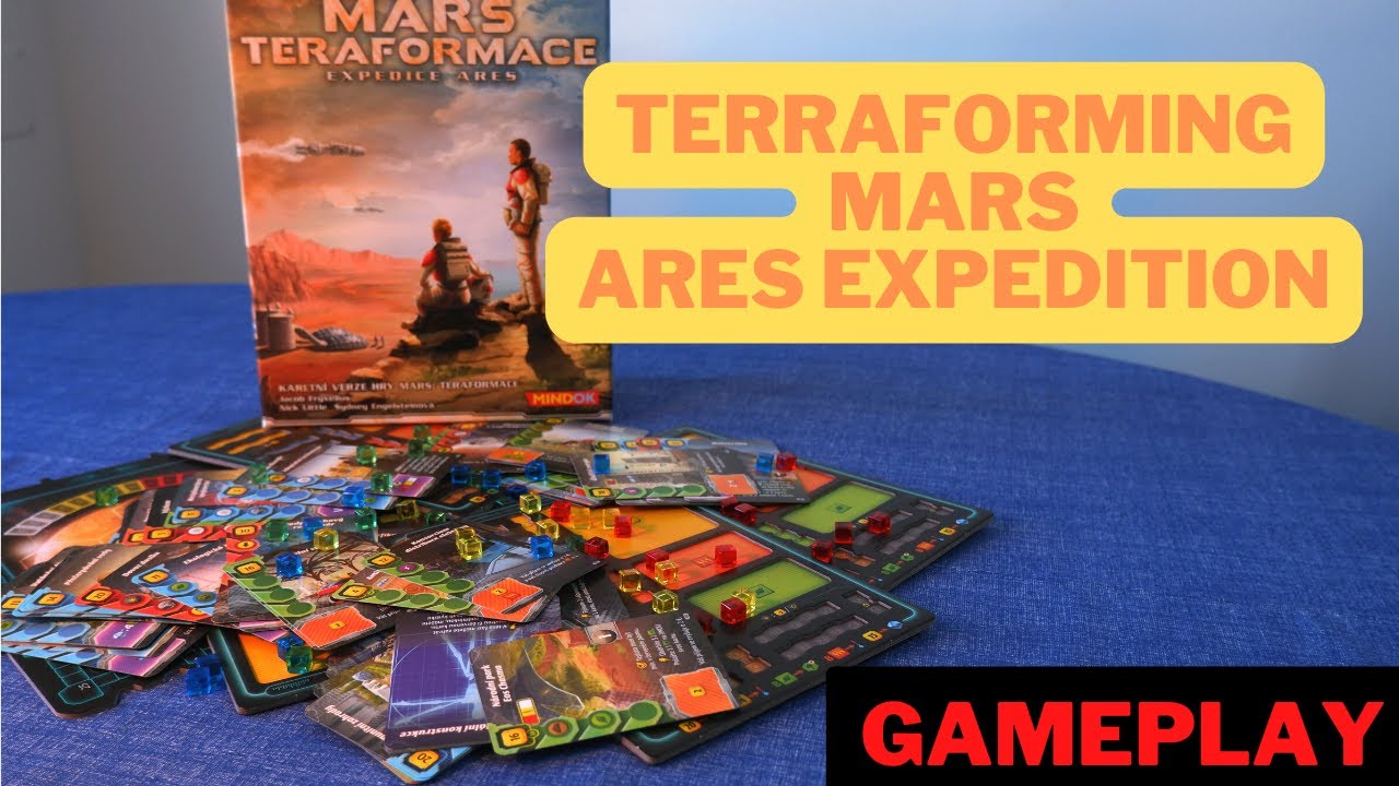 Mars Teraformace: Expedice Ares v sólo režimu, dokázal jsem zvítězit? GAMEPLAY, HARDMODE #MINDOK