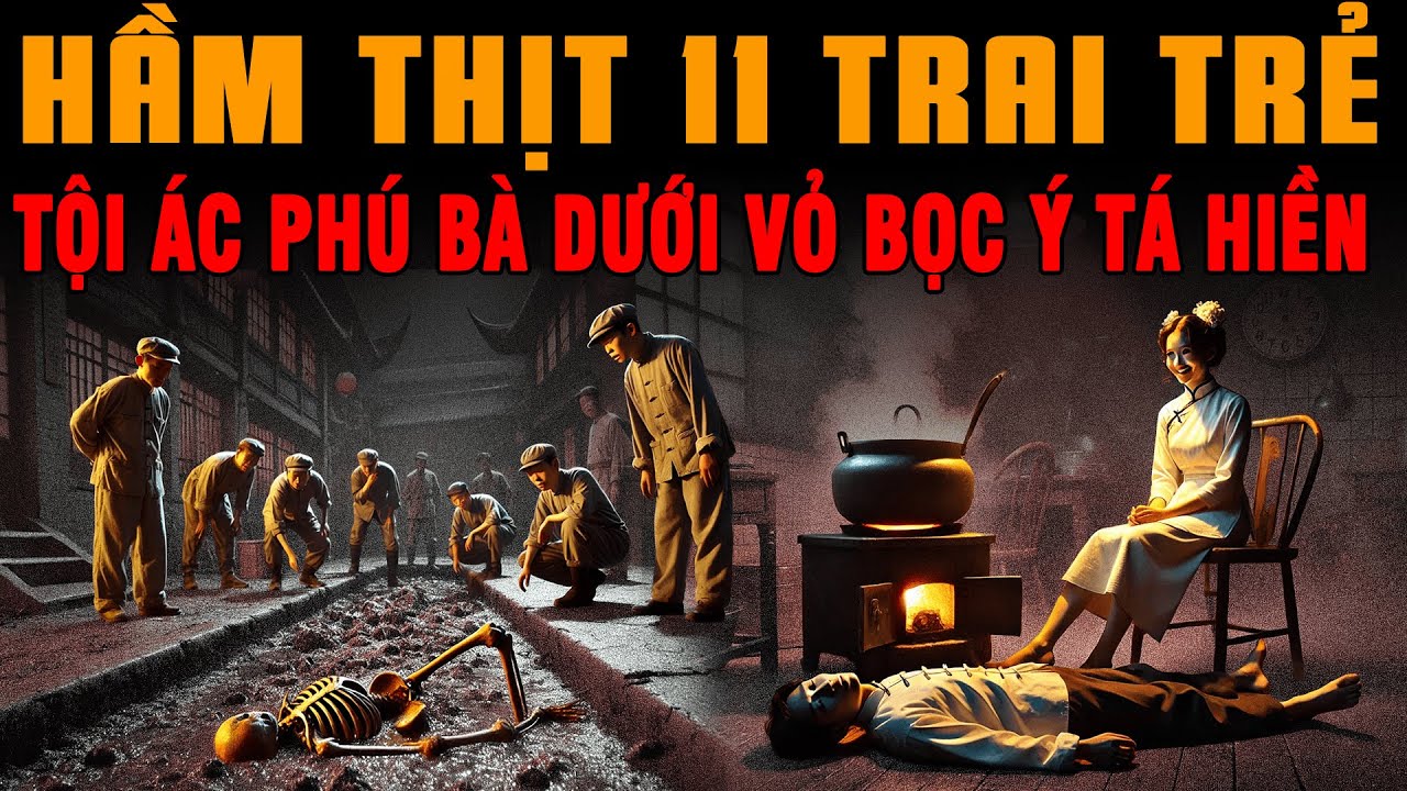 Kỳ Án Trung Quốc: CHƠI XONG HẦM THỊT 11 TRAI TRẺ Tội Ác PHÚ BÀ NGẦM Vỏ Bọc Y Tá Ngoan #giaimakyan