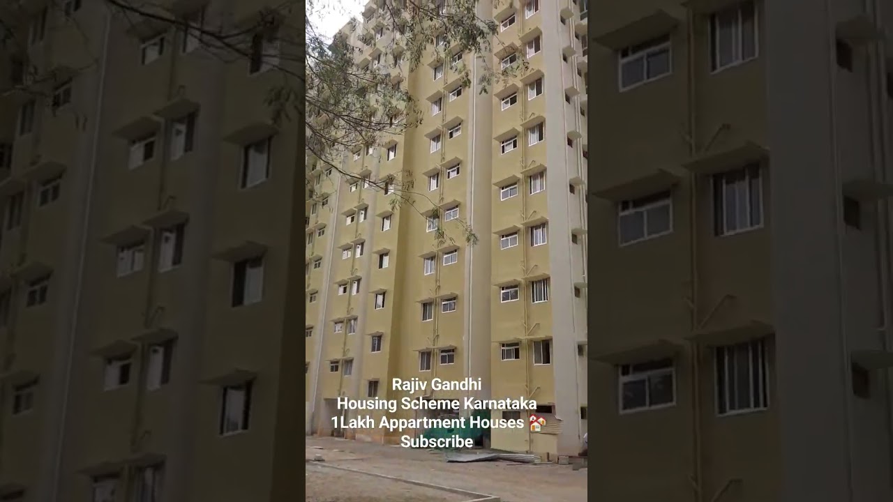 Rajiv Gandhi Housing Scheme 1Lakh Housing Karnataka 