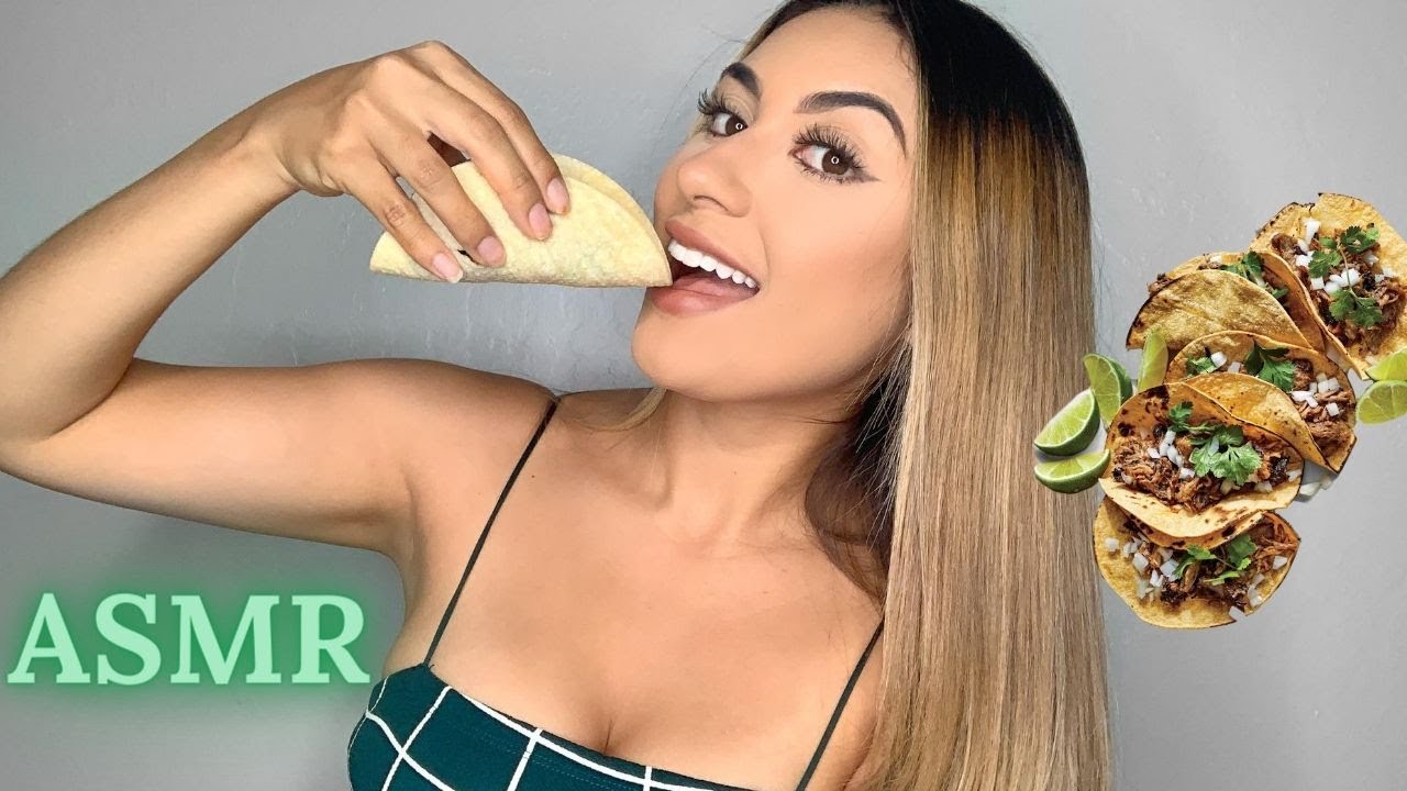 ASMR Español | COMIENDO TACOS MEXICANOS 🌮🇲🇽