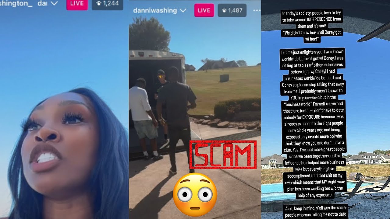 Danni TELLS IT ALL about Corey’s SCAMS‼️ She SPILLS ALL the TEA on his Car RAFFLES😳