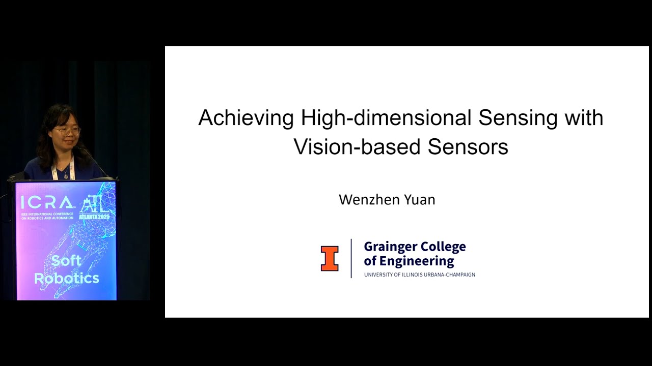 Wenzhen Yuan - Achieving High-Dimensional Sensing with Vision-Based Sensors