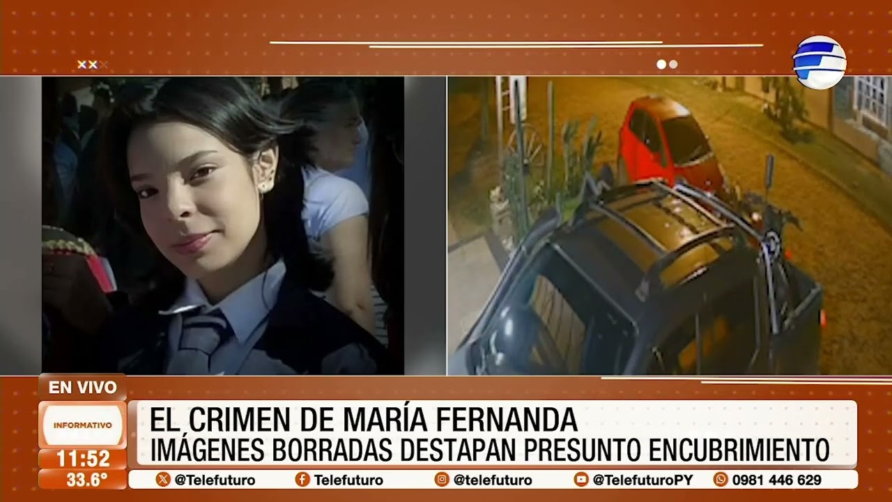 Crimen de María Fernanda: imágenes borradas destapan presunto encubrimiento