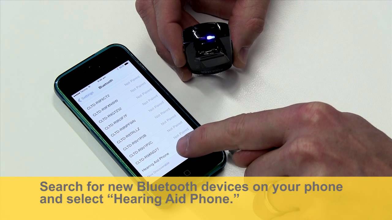 Pair your Phone Clip with your mobile phone