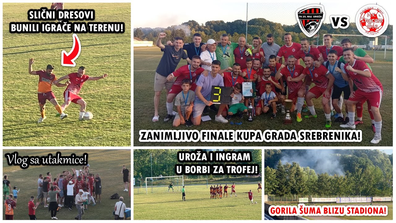 FINALE KUPA SREBRENIKA! POMOĆNI SUDIJA I MORE GREŠAKA! | 25. Maj Uroža - Ingram D. Potok Vlog