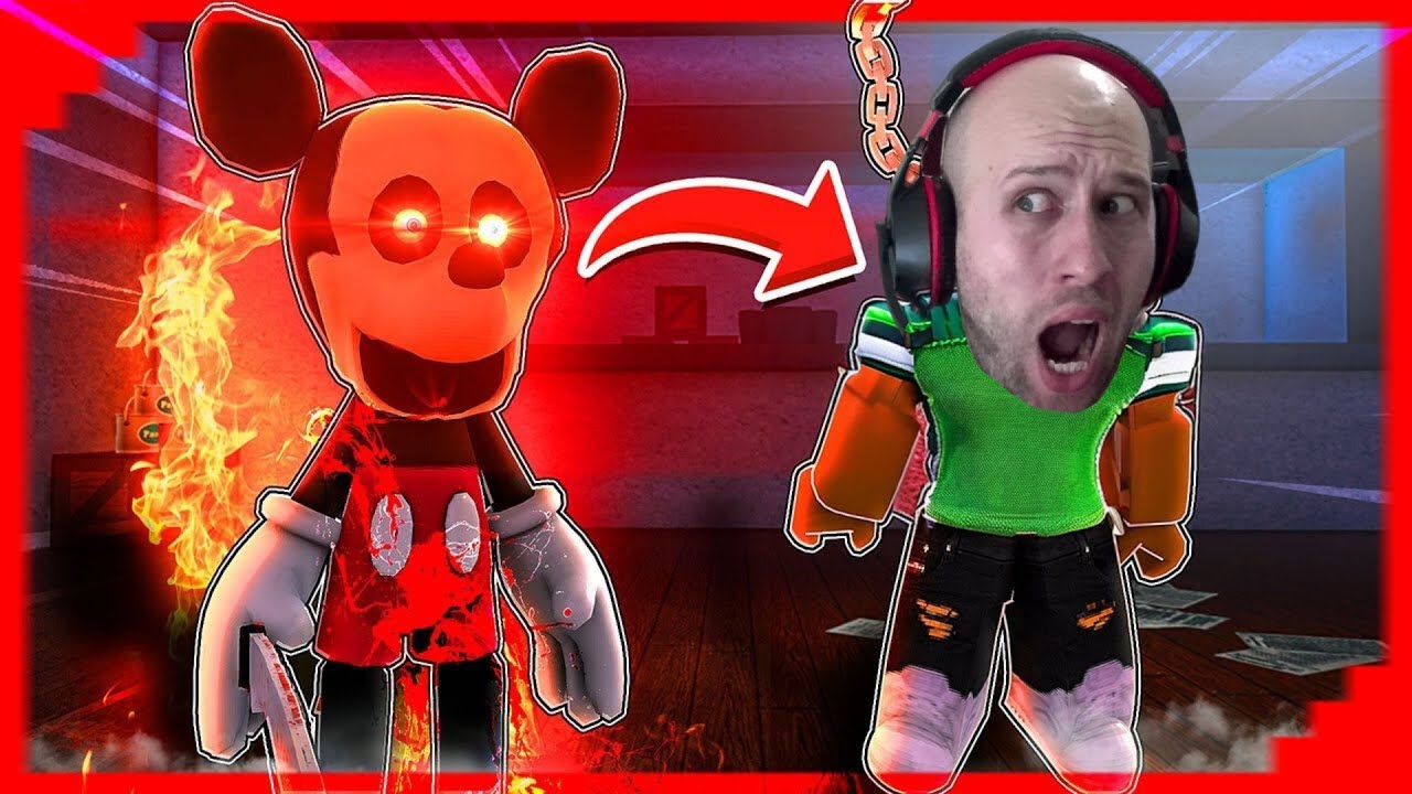 הצילו ! מיקי מאוס הפך לרשע והוא מנסה להרוג אותי ברובלוקס ! חלק 2 | Rickey Rat chapter 2