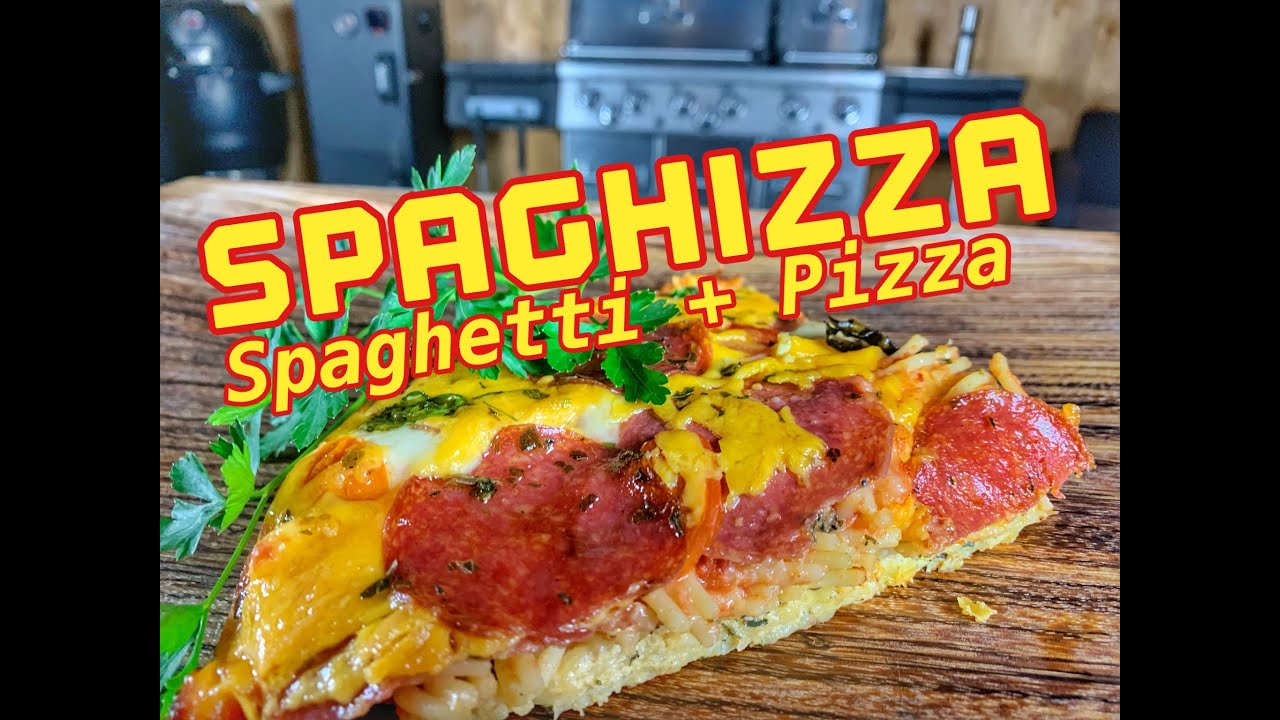 Spaghizza - Spaghetti meets Pizza - unglaublich gut -- Westmünsterland BBQ