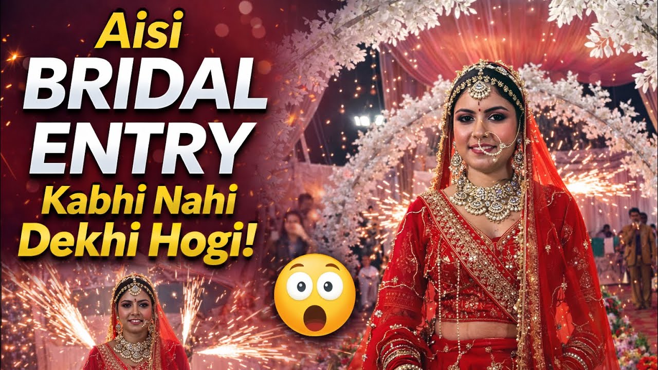 Aisi Bridal Entry Nahi Dekhi Hogi! | Didi Ki Royal Entry 👑