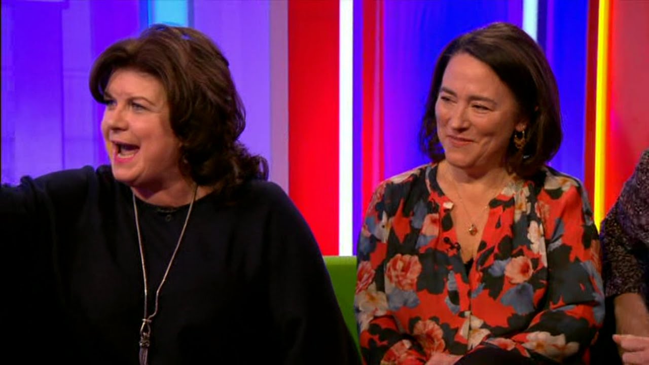 TWO DOORS DOWN  Elaine C  Smith  & Arabella Weir Interview [ Subtitled ]