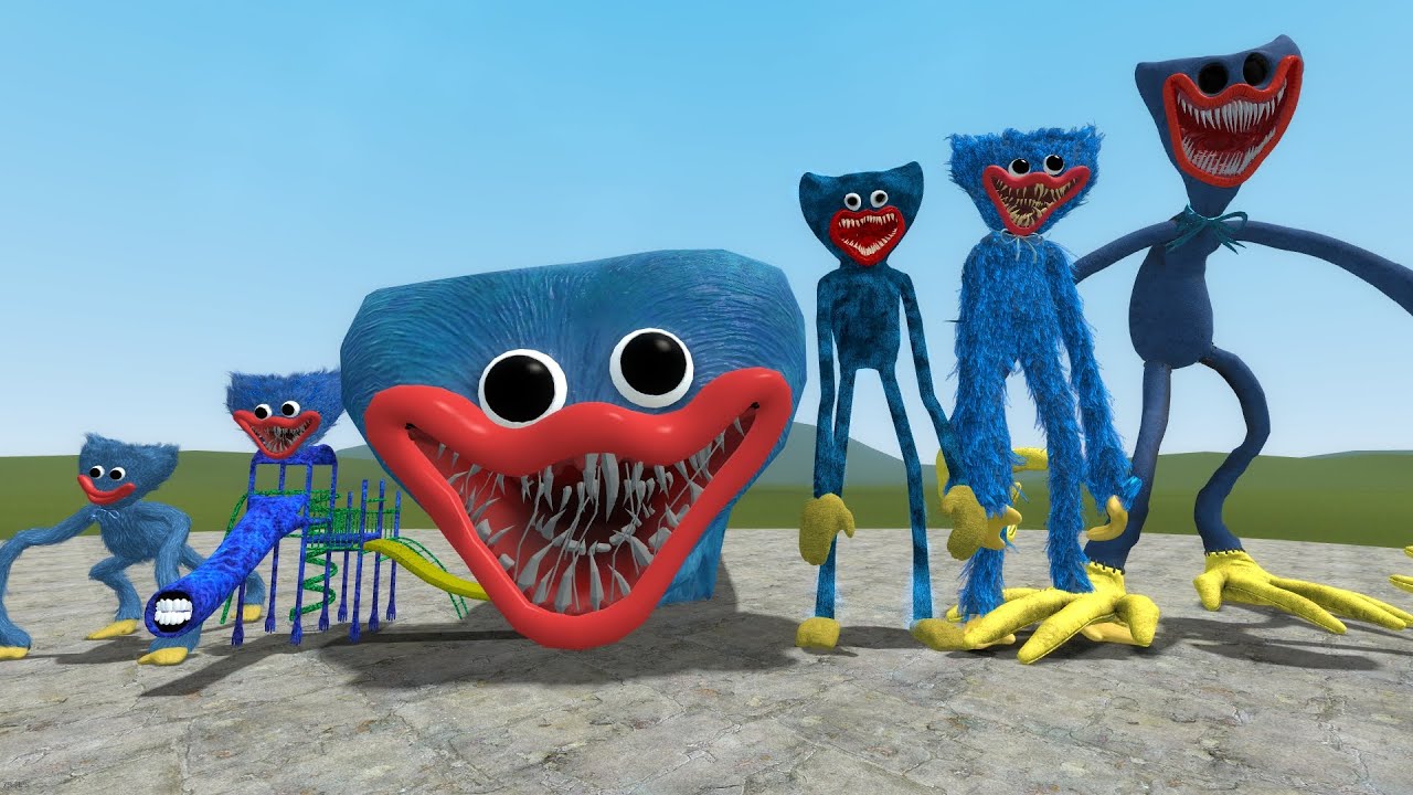 EVOLUTION OF HUGGY WUGGY POPPY PLAYTIME CHAPTER 3 in Garry's Mod!