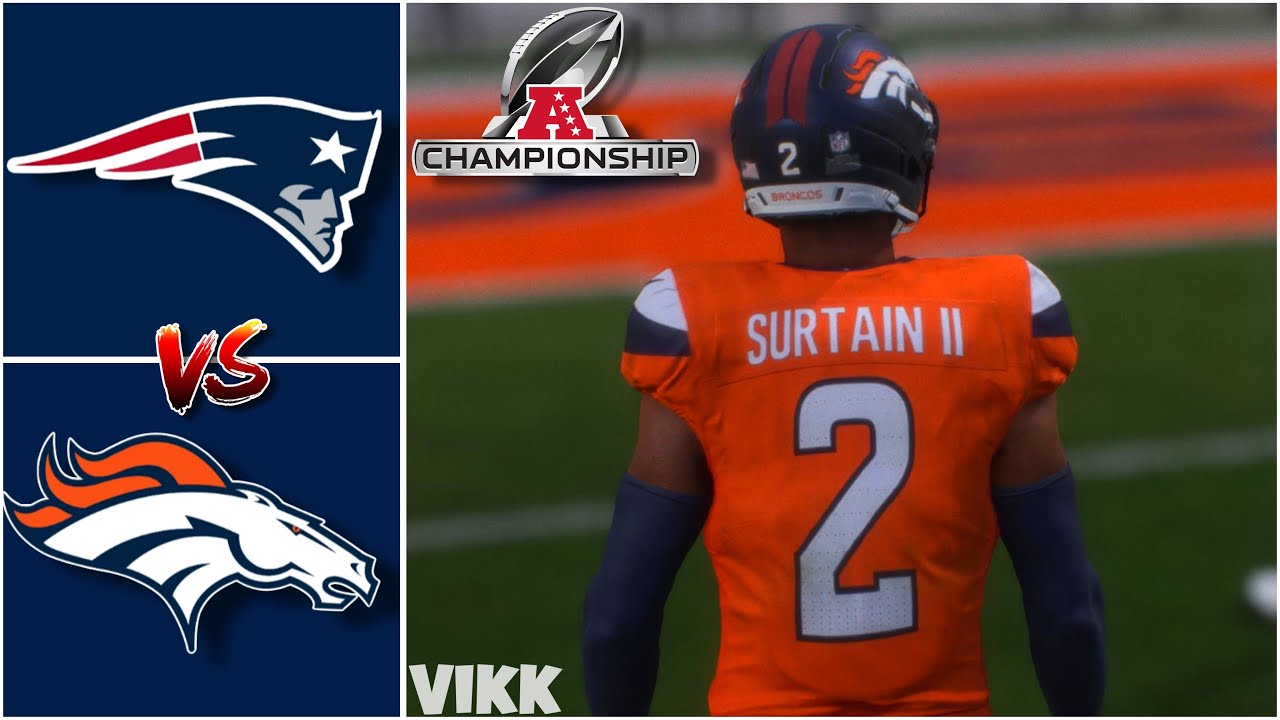 Patriots vs Broncos AFC Championship Full Game Simulation | Madden 26