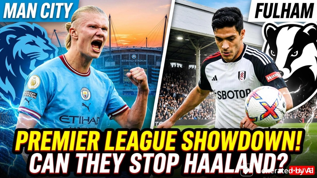 Manchester City vs. Fulham Premier League Clash! Can Fulham pull off the upset?