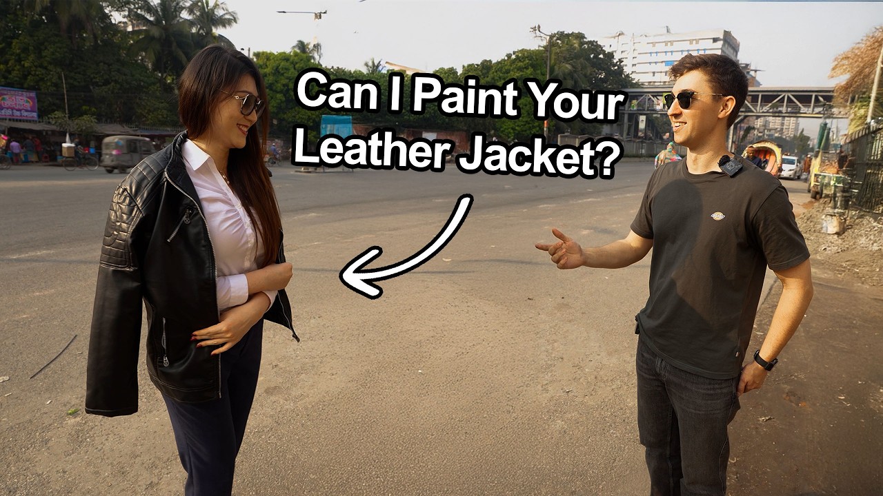 I Asked a Tourist if I could Upgrade Her Leather Jacket...