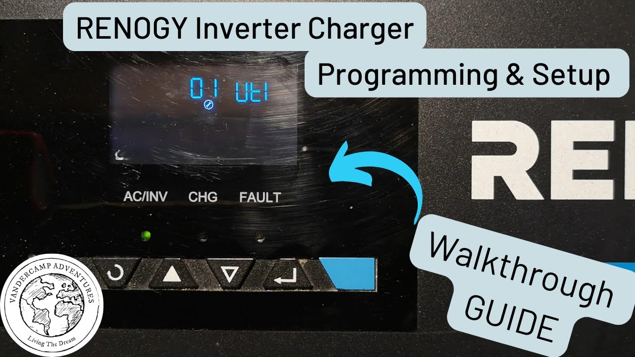 Renogy Inverter Charger Programming - Walkthrough Guide.