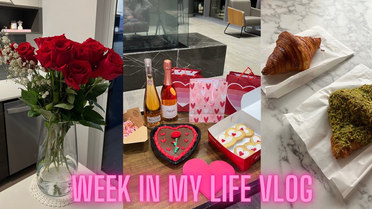 Week in my life vlog: Galentine’s & Valentine’s Day, trying Toronto’s best croissants, etc.