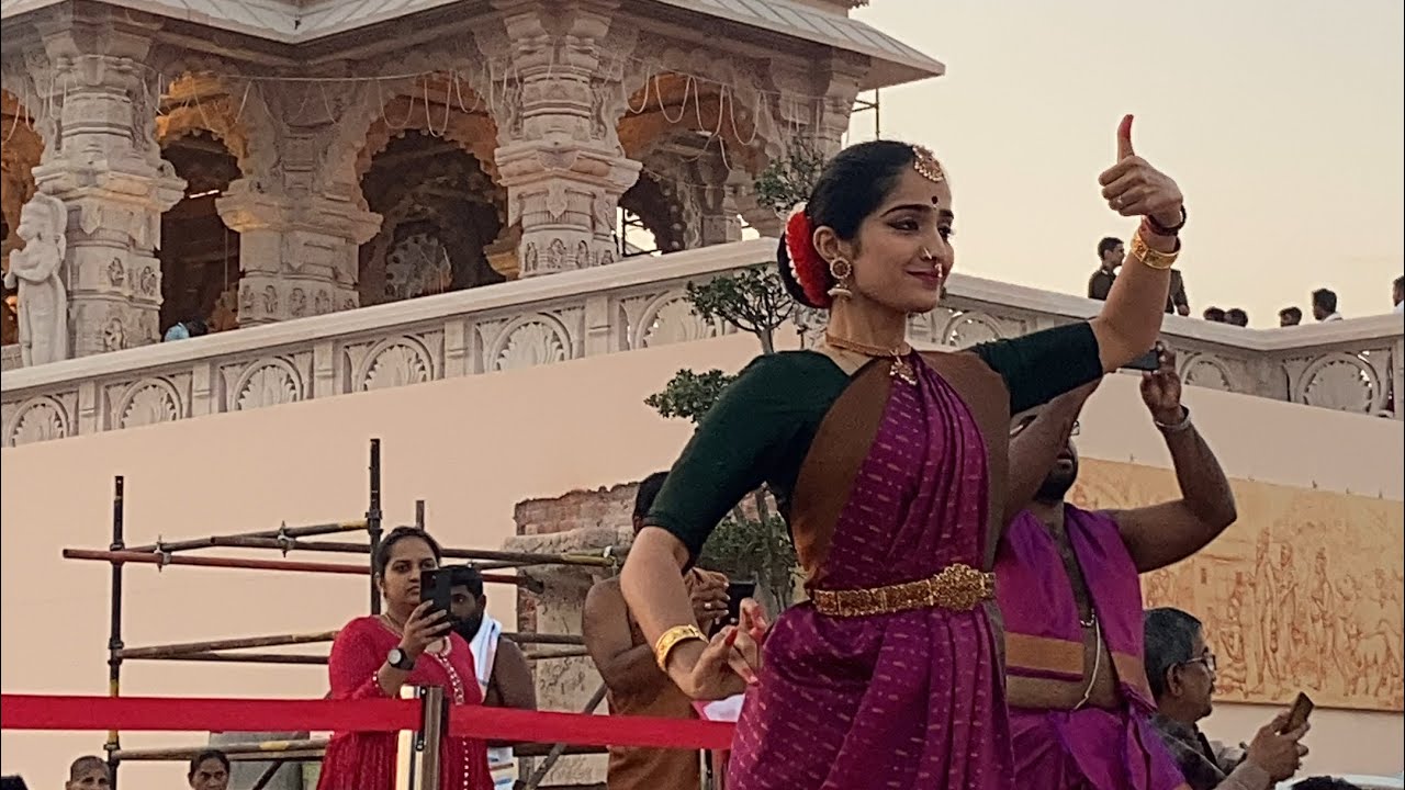 Bharatanatyam At Ayodhya | Ram Janma Bhoomi | Jai shree Ram 🙏🏻🙏🏻