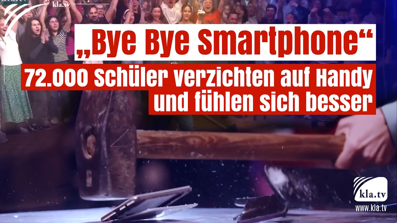 📵 72.000 Sch&uuml;ler verzichten auf Handy und f&uuml;hlen sich besser &ndash; &bdquo;Bye Bye Smartphone&ldquo;